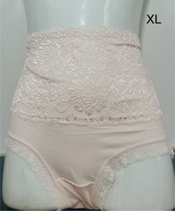 Culotte taille haute en dentelle coton Taille XL