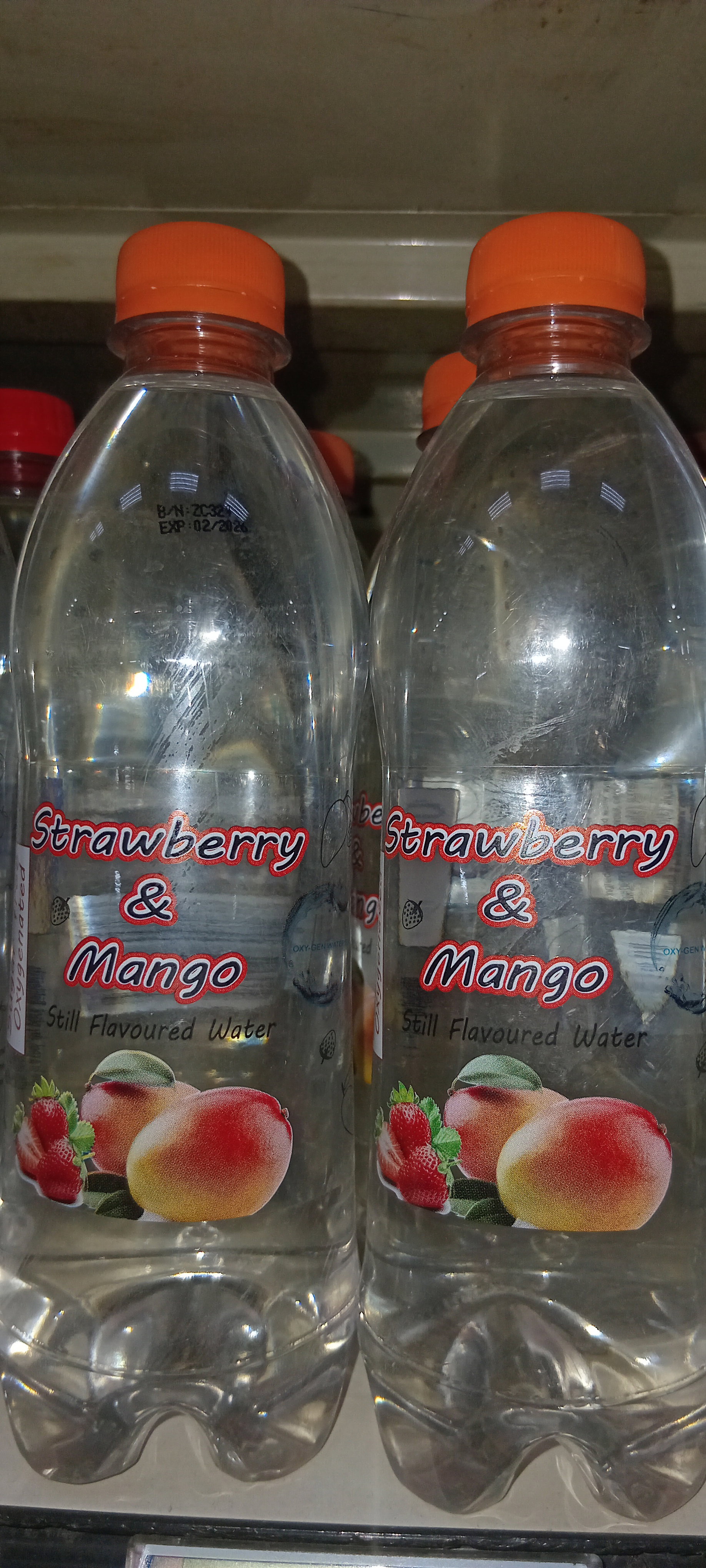 Oxygen Strawb. & Mango Still Flav. Water 500ml_0