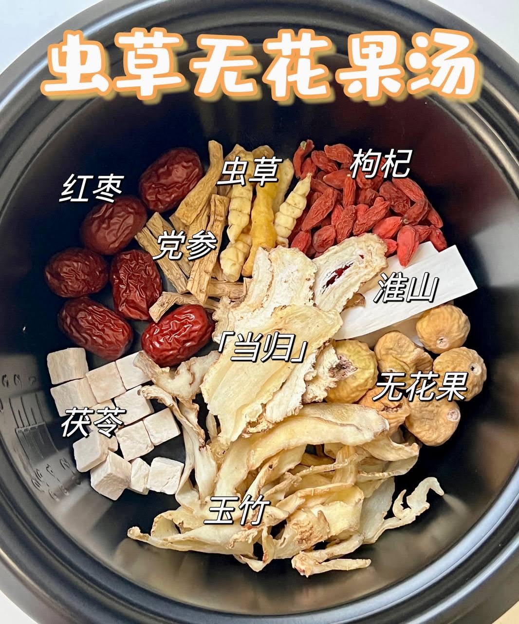Cordyceps and Fig Soup 虫草无花果汤