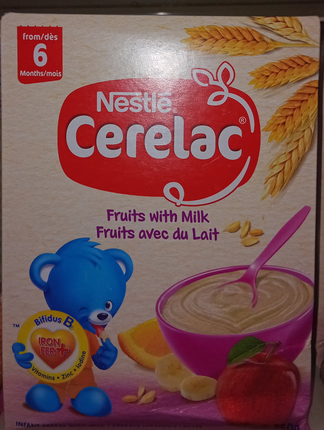 Cerelac Stage 3 Fruits With Milk 250gr