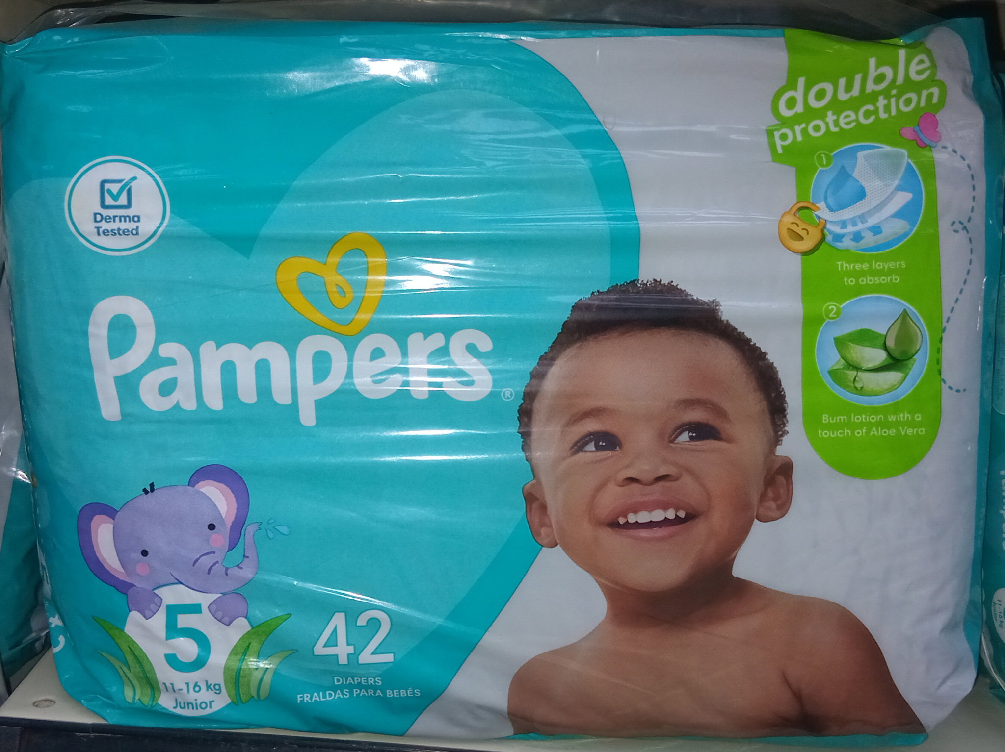 Pampers Nappies N5 11-15kg 42'S_0