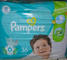 Pampers Nappies N6 15kg+ 36'S