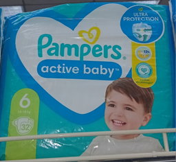 Pampers  Active Baby N°6 13-18kg