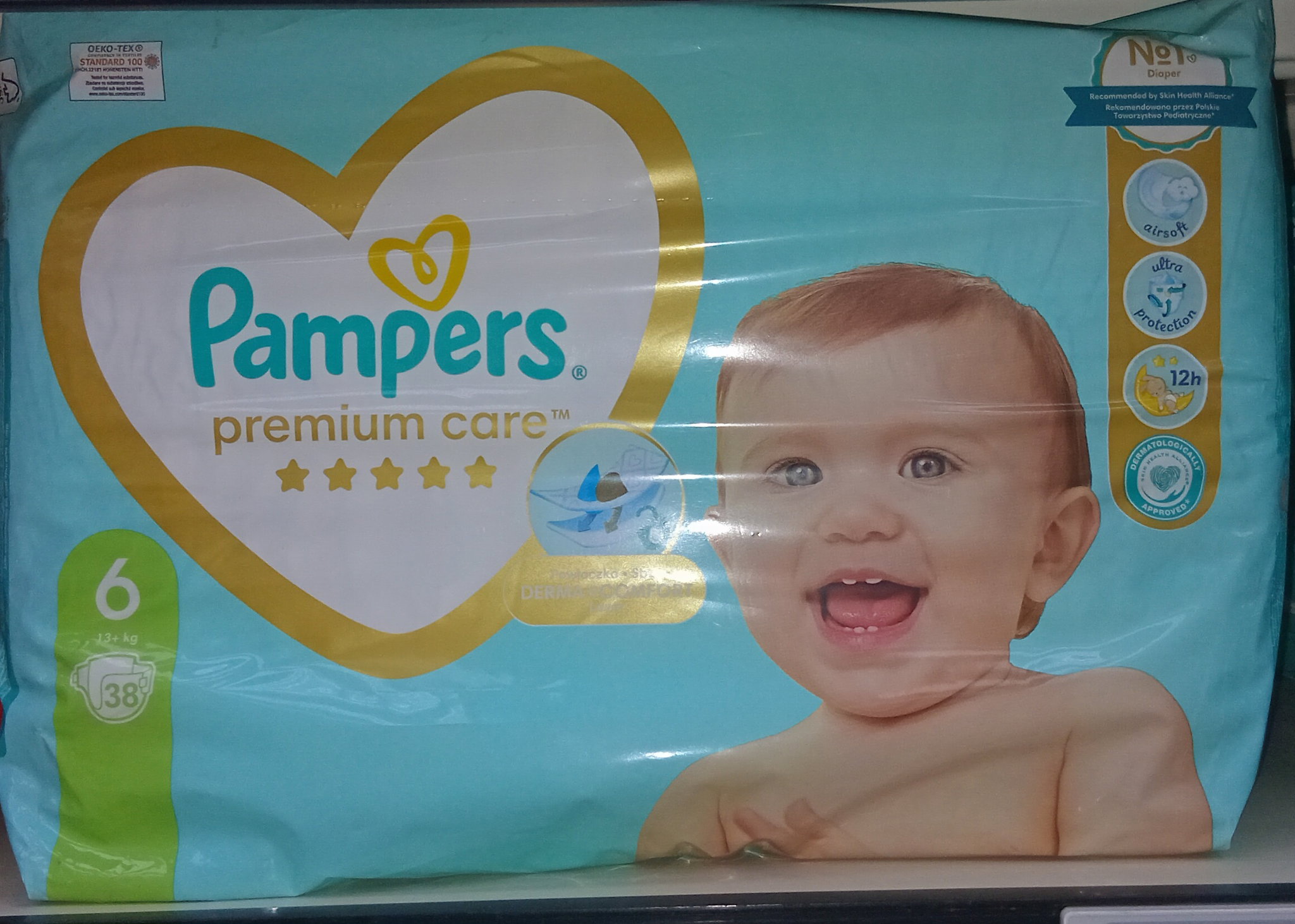 Pampers  Baby Premi. Care N°6 13kg+38'S_0