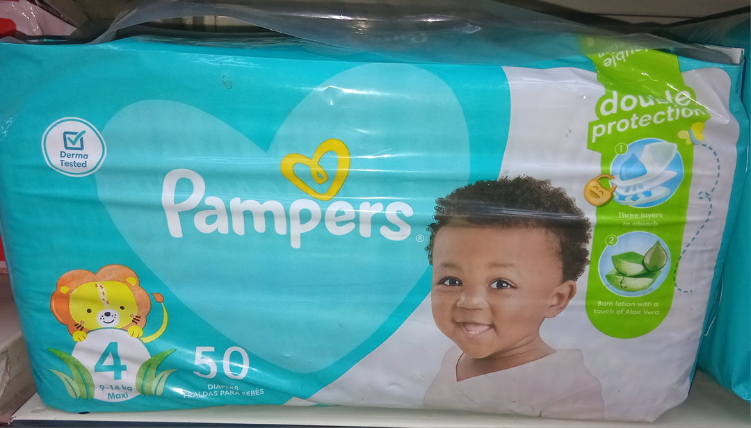 Pampers Nappies N4 9-14kg 50’S