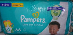 Pampers  Nappies  N4 7-14kg 66’S