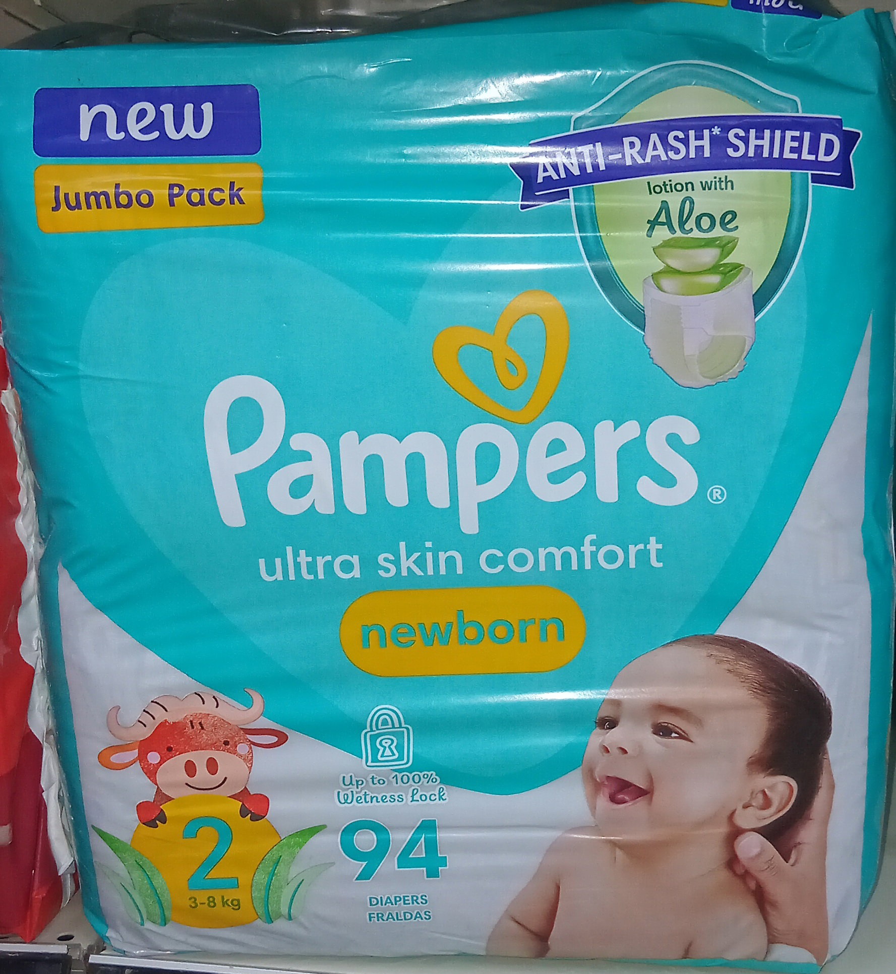 Pampers  Nappies  N2 4-8kg 94’S_0