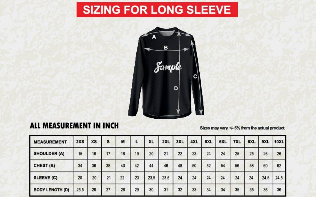 Our Merchandise Sizing Measurements._3