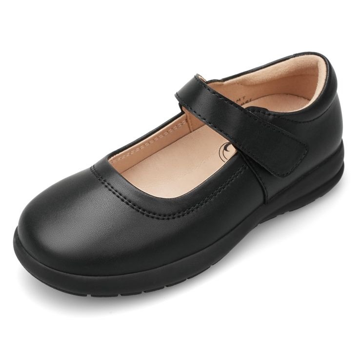 Black Girls leather shoes
