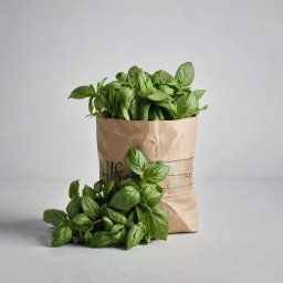 Basil per bag / Albahaca por bolsa