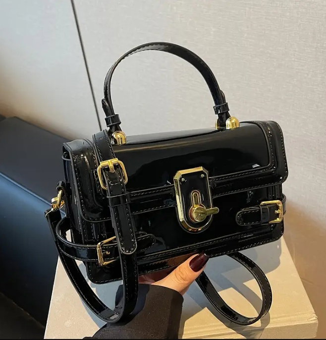Glossy Crossbody Handbag _1