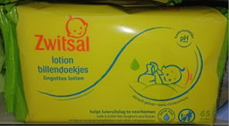 Zwitsal  Lingettes Lotion 65’S