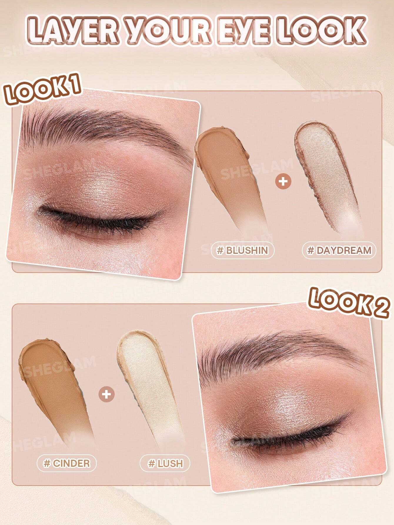 SHEGLAM Creamsicle Eyeshadow Stick - Solstice_5