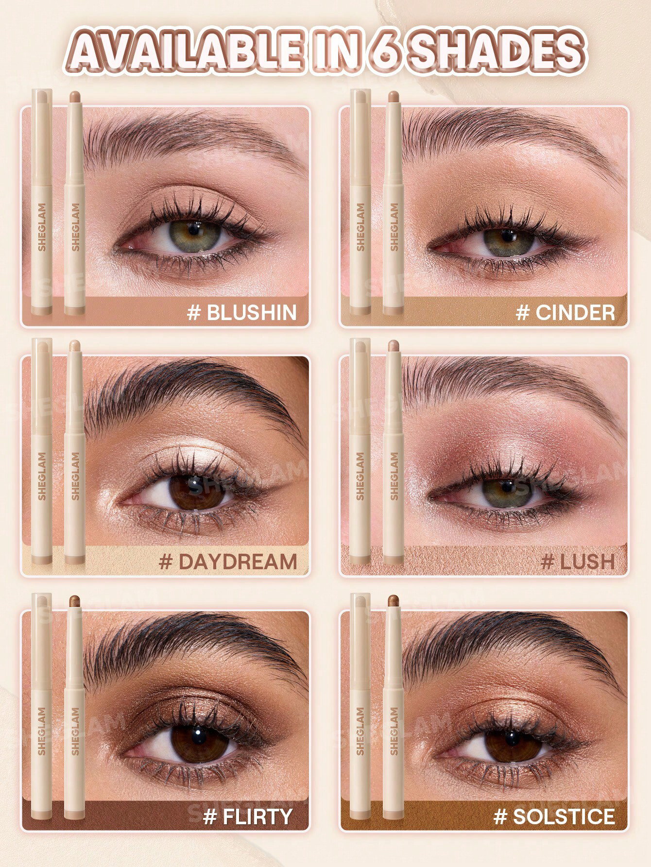 SHEGLAM Creamsicle Eyeshadow Stick - Solstice_2
