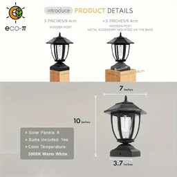 Solar Post Light