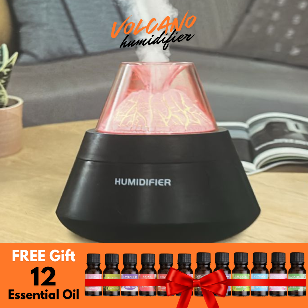 Volcano™ - Humidifier + 12 Essential Oil (FREE)_0