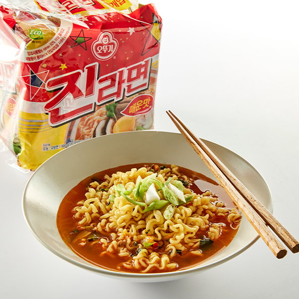 진라면 매운맛 JINRAMEN Spicy MULTIPACK (120g*5)_0