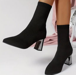Pointed-Toe Ankle Boots