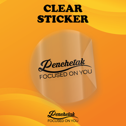A3+ TOP PP Clear Sticker (no white ink)