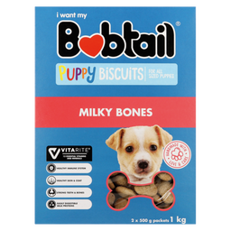 Bobtail Biscuits Milky Bones 1kg