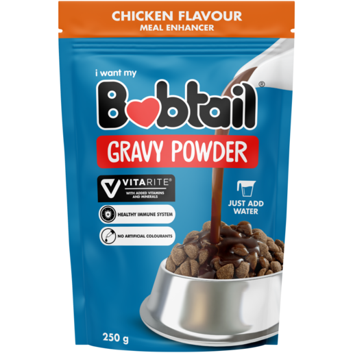 Bobtail Gravy Powder Chicken Flavour 250gr_0