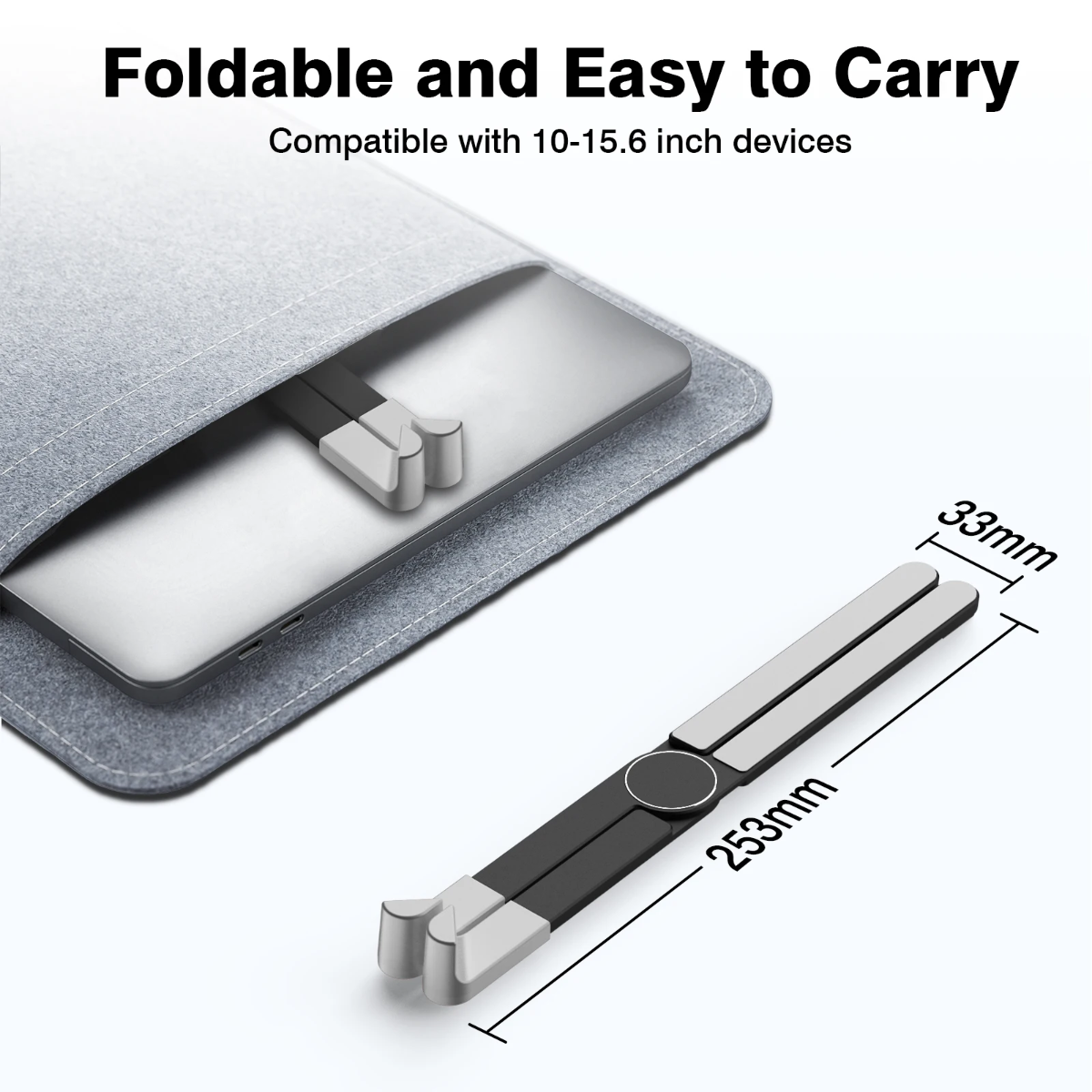 Basix Adjustable Portable Laptop stand_5