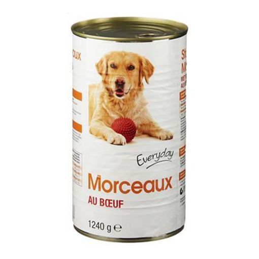 Everyd Chien Morceaux Boeuf 1240gr_0