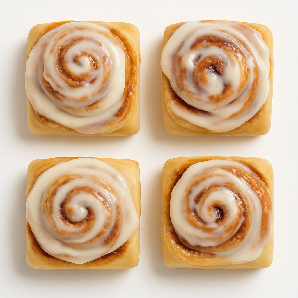 Cinnamon Rolls - Frozen (4 small / 2 large) / Rollos de Canela - Congelados (4 pequeños / 2 grandes)_0