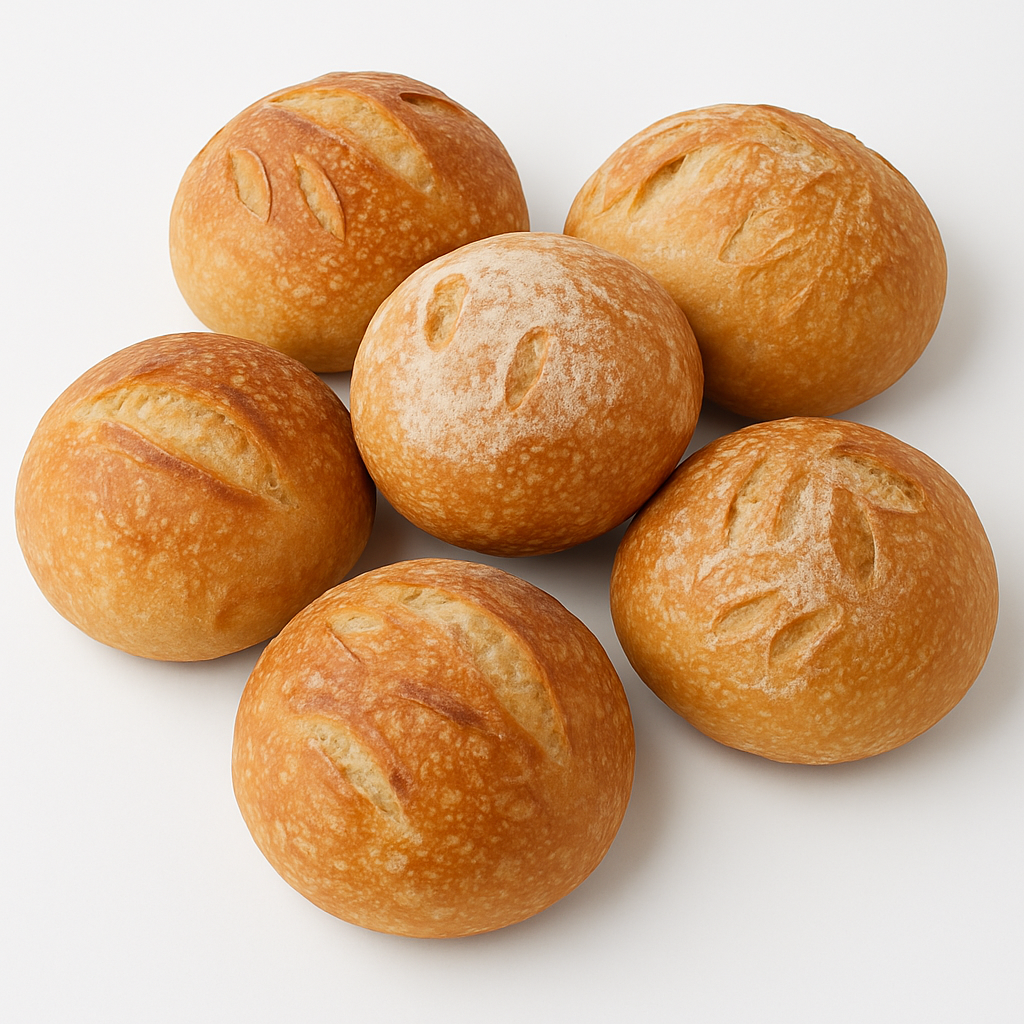 Sourdough Rolls / Pan de masa madre