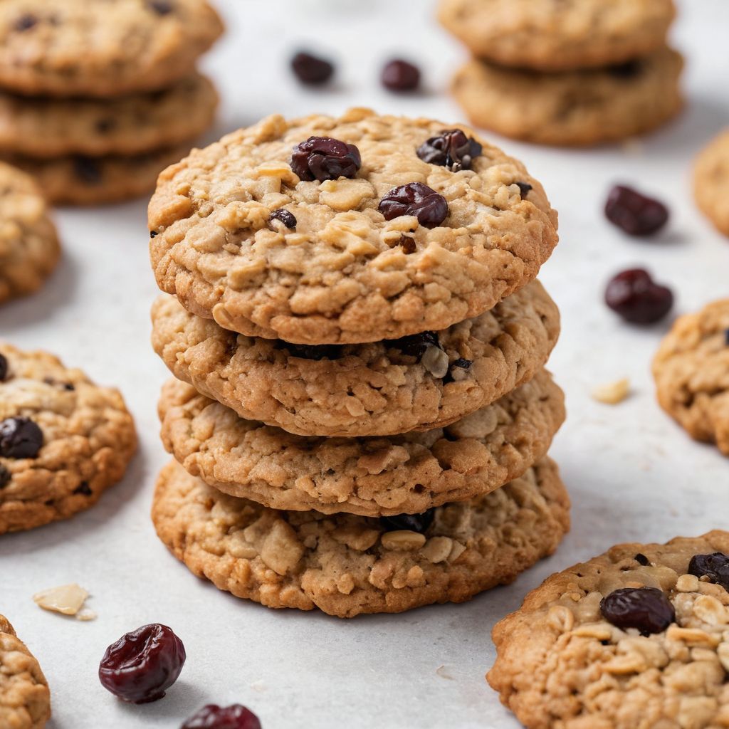 Soft and chewy oatmeal cookies with raisins – pack of 12. / Galletas suaves de avena con pasas – paquete de 12._1