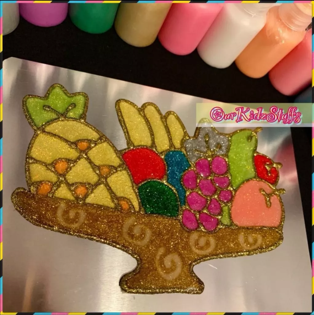Glittery Oven-baked Window Art Kit_1