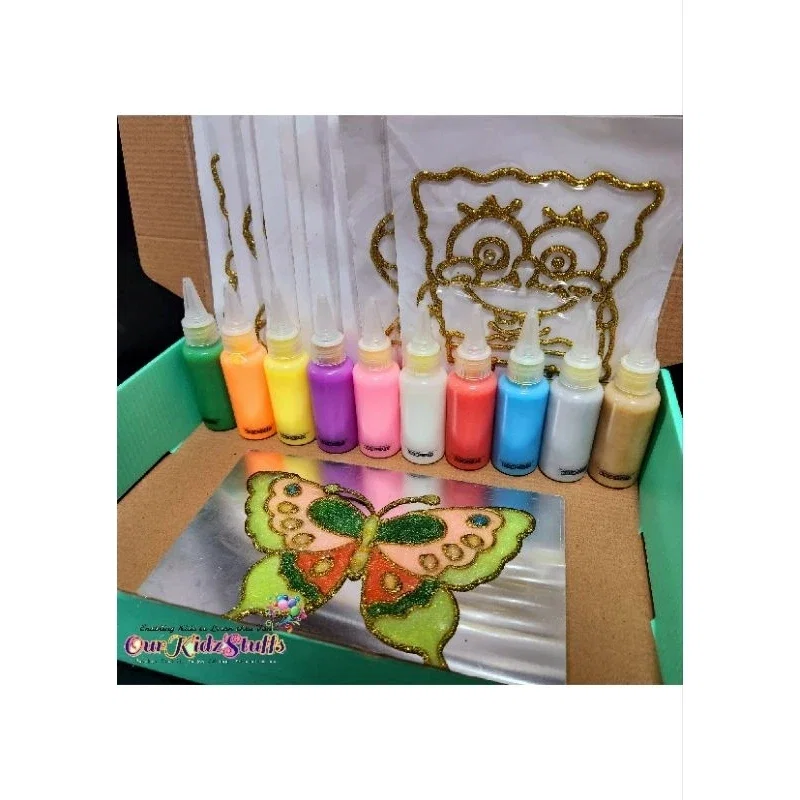 Glittery Oven-baked Window Art Kit_2