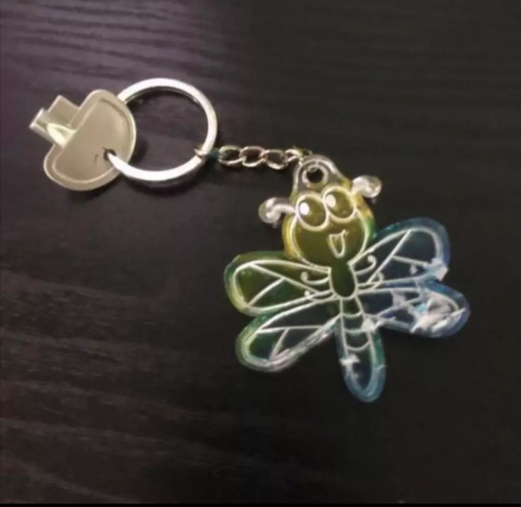 Kids DIY Suncatcher Keychain Painting Kit – Non‑Glitter, Age 3+, Perfect for Goodie Bags_3