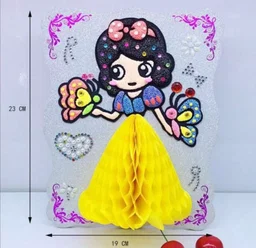 Beady Foam Clay Glittery Princess Display Boards Party Kit