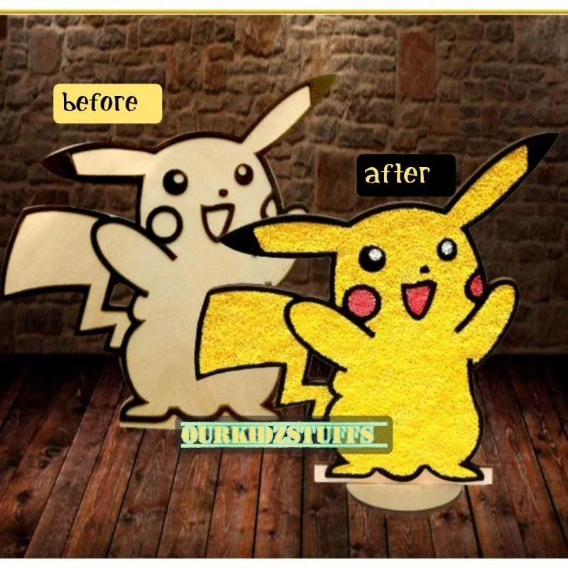 Beady Foam Clay Premium Deco Boards (Pokemon)