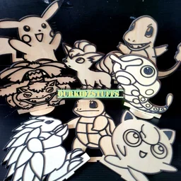 Beady Foam Clay Premium Deco Boards (Pokemon) 