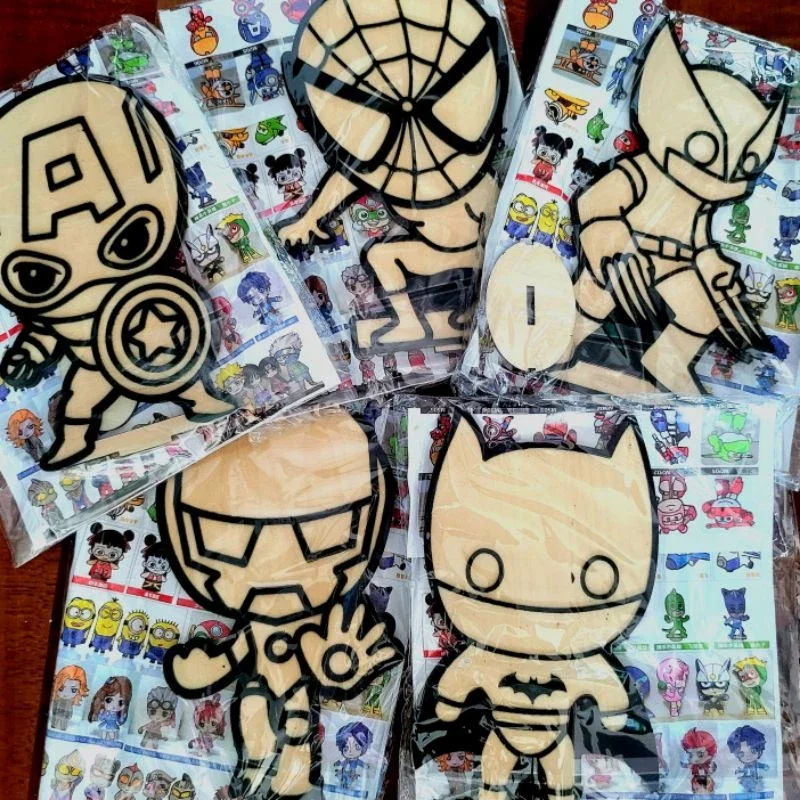 Beady Foam Clay Premium Deco Boards (Superhero) _1