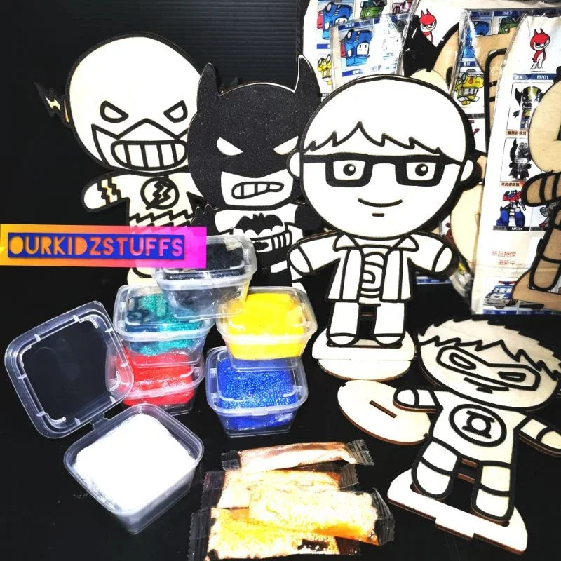 Beady Foam Clay Premium Deco Boards (Superhero) _4