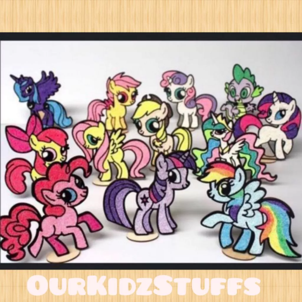 Beady Foam Clay Premium Deco Boards (My Little Pony)_1