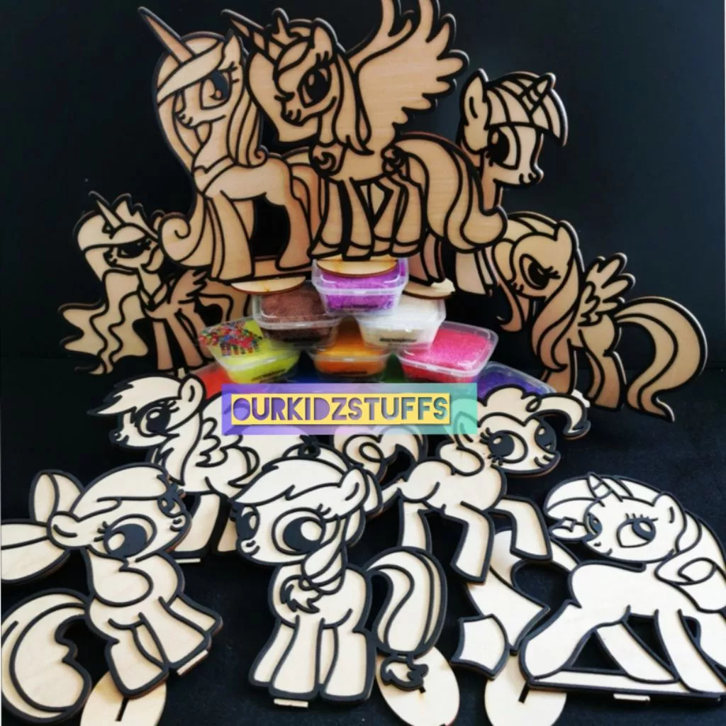 Beady Foam Clay Premium Deco Boards (My Little Pony)_0