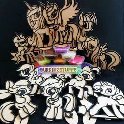 Beady Foam Clay Premium Deco Boards (My Little Pony)