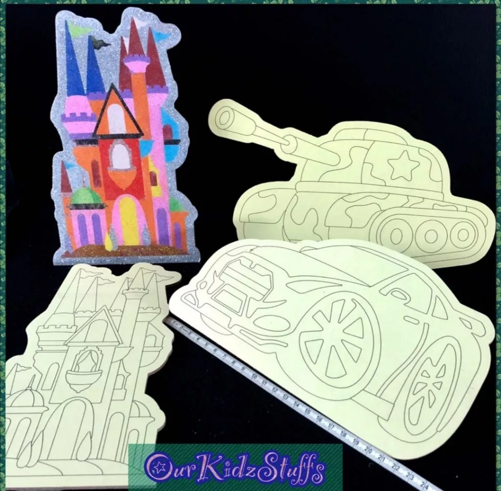Children's DIY Sand Art Display Board Kit (pack of 3)_2