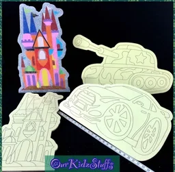 Children's DIY Sand Art Display Board Kit (pack of 3)
