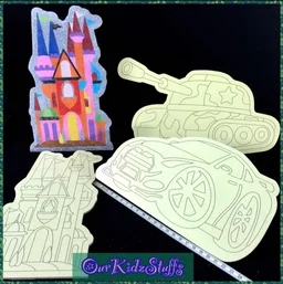 DIY Glow in Dark Sand Art Clock and Display Board Kit
