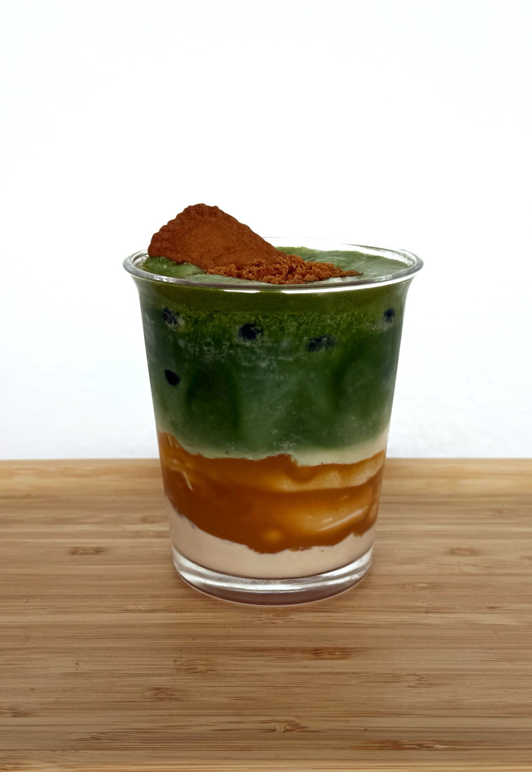 biscoff matcha latte