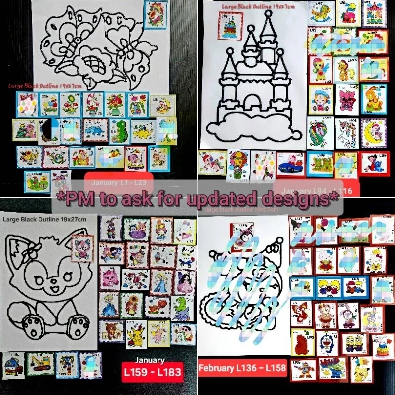 Children Baking Glass Stickers Templates (Window Art)_6