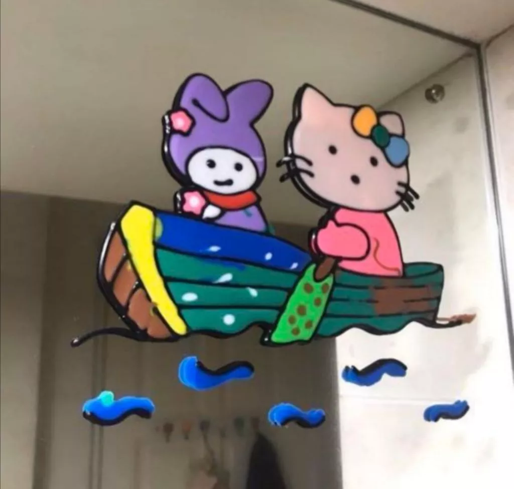 Children Baking Glass Stickers Templates (Window Art)_2