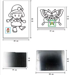 Children Baking Glass Stickers Templates (Window Art)