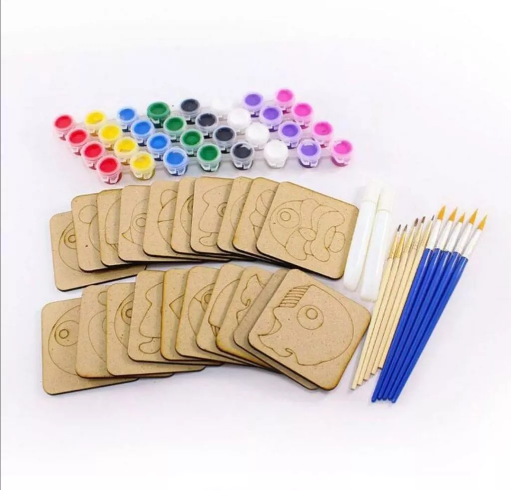 (Kids Art and Craft) DIY Sea Animal Coaster Painting Kit_1