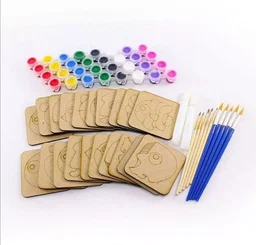 (Kids Art and Craft) DIY Sea Animal Coaster Painting Kit